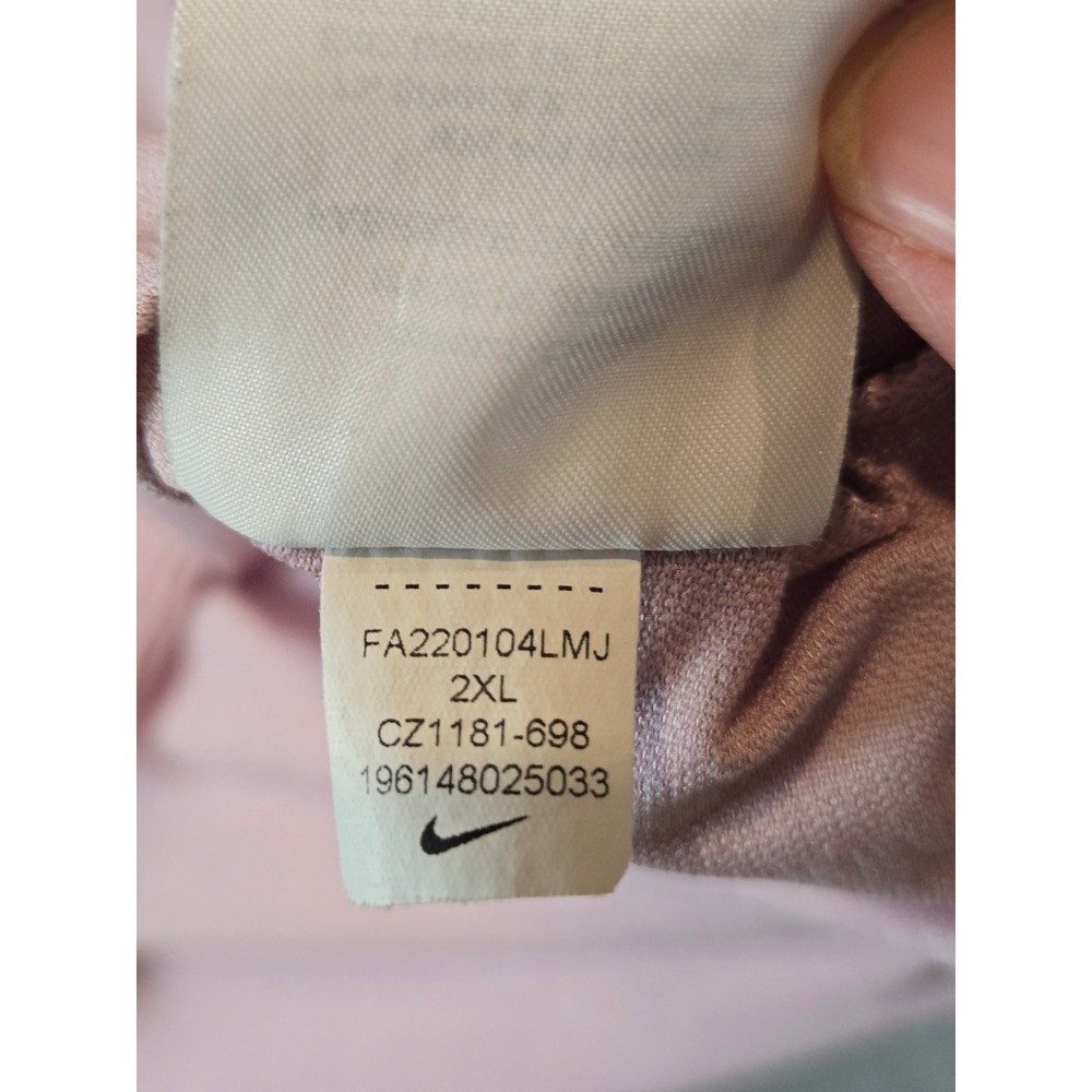 Nike Pro Dri-FIT T-Shirt Mens XXL Pink Short Sleeve Athletic CZ1181-698 Athletic - Picture 5 of 9